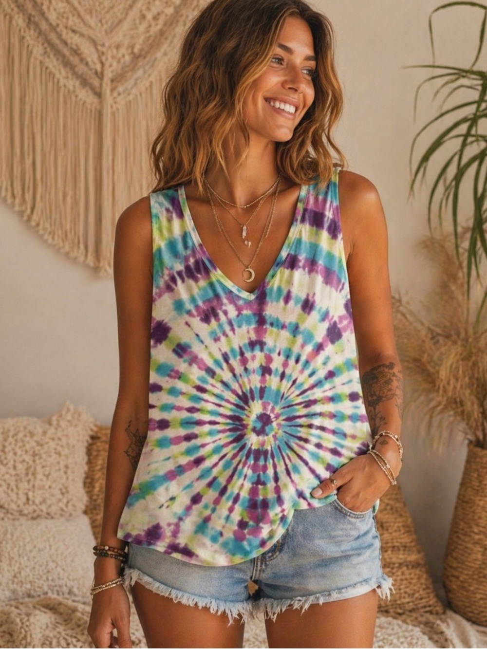 Free People We The Free Moon Dance Tank